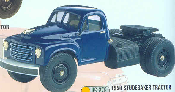 Miniature Dodge COE Semi Tractor 1953 – Brooklin US Model Mint 1/43, Jaune, état Correct