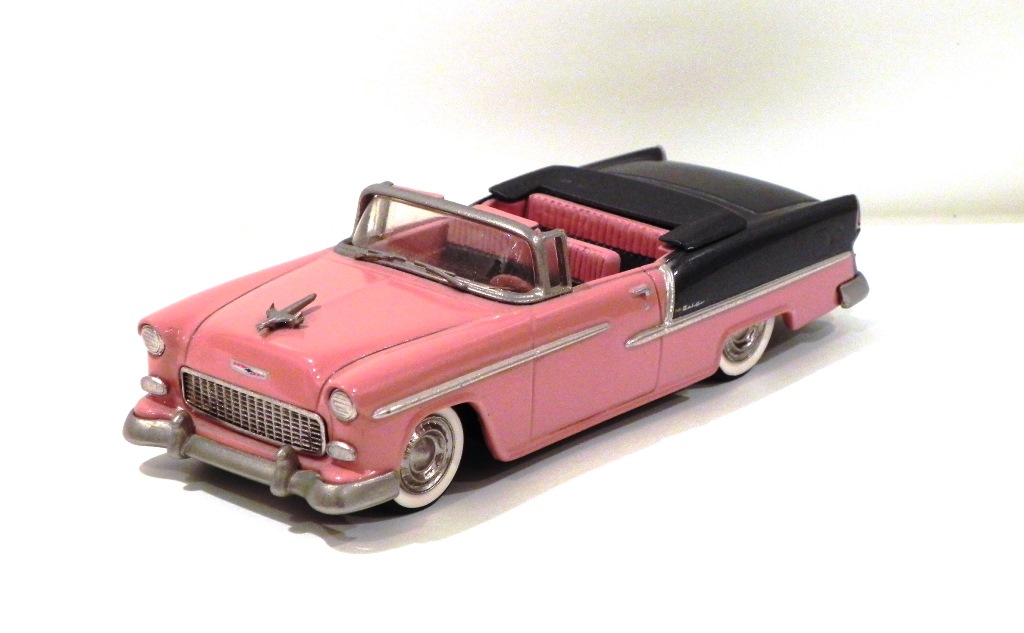 U.S.A. MODELS MOTOR CITY MC-6 CHEVROLET BEL AIR CONVERTIBLE 1955 MINT BOXED