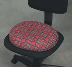 14" Contoured Foam Ring Plaid 513-8014-9910 MABIS