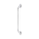 Knurled Chrome Grab Bar, 18" Long, 300 lb. Weight Capacity (Case of 3) G5-018CRX1 Guardian