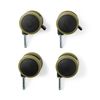 Caster Set with 2 Locking and 2 Nonlocking Casters for Medlite Home Care Beds MDR630034R Medline