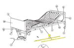 Bed Parts: 2-Piece Drive Shaft for Medlite Beds MDR630124 Medline