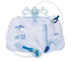 Urinary Drainage Bag, 2, 000 mL, Anti-Reflux Device with Metal Clamp (1 each) DYND15203H Medline