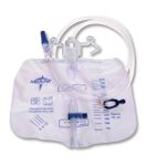 Urinary Drainage Bag, 2, 000 mL, Anti-Reflux Tower with Slide-Tap (1 each) DYND15205H Medline