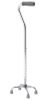 Aluminum Quad Cane, Small Base, Chrome MDS86222CHRH Medline