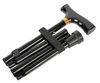Aluminum Folding T-Handle Cane, Black MDS86430WH Medline