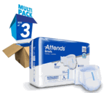 Attends Briefs, Extra Heavy Absorbency, Size: Large (Case of 72) PRKDDP30