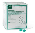 DenTips Treated Oral Swabs, Green, 10/Pack (Case of 1000) MDS096504 Medline
