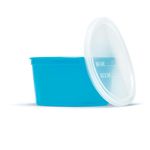Denture Container with Lid, Aqua 8 Oz. (Case of 250) DYND70293 Medline