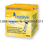 freestyleページ FreeStyle Test Strips with ZipWik Tabs BX TSI12101RETAIL