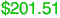 $201.51