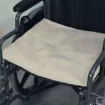 Gel/Foam Flotation Cushion 16" x 18" x 2" Cream Fleece 513-7631-9911 MABIS