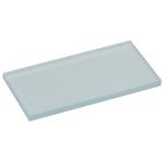 GLASS SLAB 4X2X1/4" FROST 558-25875