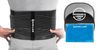 Lumbar 4-in-1 Back Brace with Hot/Cold Pack, Unisex, One Size Fits Most- Black Mueller