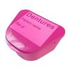 Denture Cup, with Hinged Lid, 4" x 3" Depth 2" Pink (Case of 200) KIH98091 by Medegen