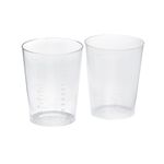Graduated Flexible Plastic Intake Tumbler, Translucent, 9 oz. (Case of 500) DYND80450 Medline