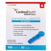 Universal Safety Seal Lancet 30G  ZPL10030A Cardinal Health