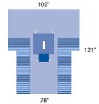 Laparotomy Pack I - Sterile Laparotomy Packs DYNJP3000 (Case of 10) Medline