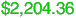 $2,204.36