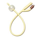 Foley Catheter, Silicone-Elastomer Coated Latex, 28 Fr, 30 mL, 2-Way DYND11788H Medline