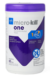 Micro-Kill One Germicidal Alcohol Wipes, Reclosable Canister, 65-Count, 7" x 15" (Case of 12) MSC351310 Medline