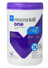 Micro-Kill One Germicidal Alcohol Wipes, Reclosable Canister, 160-Count, 6" x 6.7" (Case of 12) MSC351300 Medline