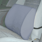 Memory Foam Lumbar Cushion Gray 555-7921-0300 MABIS