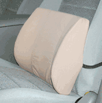 Memory Foam Lumbar Cushion Tan 555-7921-3700 MABIS