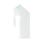Deluxe Male Urinal with Glow-in-the-Dark Lid (Case of 48) DYND80235SD Medline