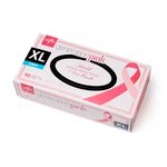 Generation Pink 3G Powder-Free Synthetic Vinyl Exam Gloves, Size: XL (Case of 900) PINK6077 Medline