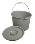 Commode Bucket with Lid and Handle MDS80306BH Medline
