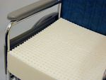 Pincore Cushion w/ Nylon Oxford Cover 16" x 18" x 3" Black 513-7505-0200 MABIS