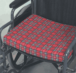 Pincore Cushion w/ Polyester/Cotton Cover 16" x 18" x 2" Plaid 513-7504-9910 MABIS