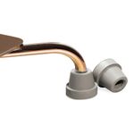 Gray Replacement Quad Cane Tips, 1/2" (Case of 8) G02162 Guardian