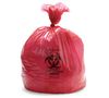 High-Density Biohazard Printed Liner, Red, 11 micron, 15 gal., 24" x 33", Roll (Case of 500) NONHDR33 Medline