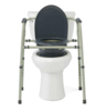  Steel Folding Bedside Commode with Microban, 350 lbs. MDS89664KDMBG Medline