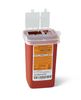 Phlebotomy Sharps Container, Red, 1 qt. MDS705110H Medline