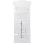 Clean Sack Emesis Bag with Paper Funnel and Graduations, Clear, LDPE (Case of 500) NON70600 Medline
