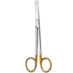 Sklar Edge Tungsten Carbide Metzenbaum Dissecting Scissors