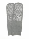 Safety Skids Single-Tread Patient Slippers, Gray, Size 2XL (1 Pair) MDT2112182XIH Medline