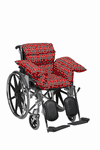 Standard Comfort Cushion w/ Six Ties Plaid 513-7608-9910 MABIS