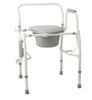 Steel Drop-Arm Commode, 350 lb. Weight Capacity G1-301DX1 Medline
