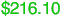 $216.10