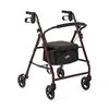 Basic Rollator with 6" Wheels, Burgundy MDS86850E Medline