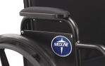 Black Nylon Desk-Length Armrest Pad for K3 Basic Wheelchair WCA806915NYL Medline