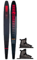 Radar LITHIUM SENTATE Slalom Waterski w/Double Carbitex Vector BOA