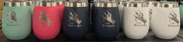 YETI Rambler 10oz Wine Tumbler w/Magslider Lid Winnipesaukee Etched