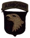 101st Airborne Division Subdued Shoulder Patch