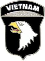 101st Airborne Vietnam Pin