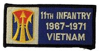 11th Infantry Vietnam Patch